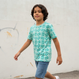 Playera Casual Niño Fifa Copa Mundial Futbol 2026 Color Verde Claro