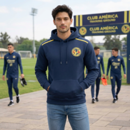 Sudadera Deportiva Con Capucha Club América Hombre