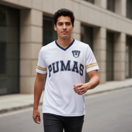 Playera Deportiva Pumas Hombre Fit Regular