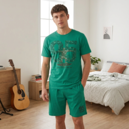 Pijama Hombre Disney Pixar Toy Story - Green Army Men - Conjunto Playera Short