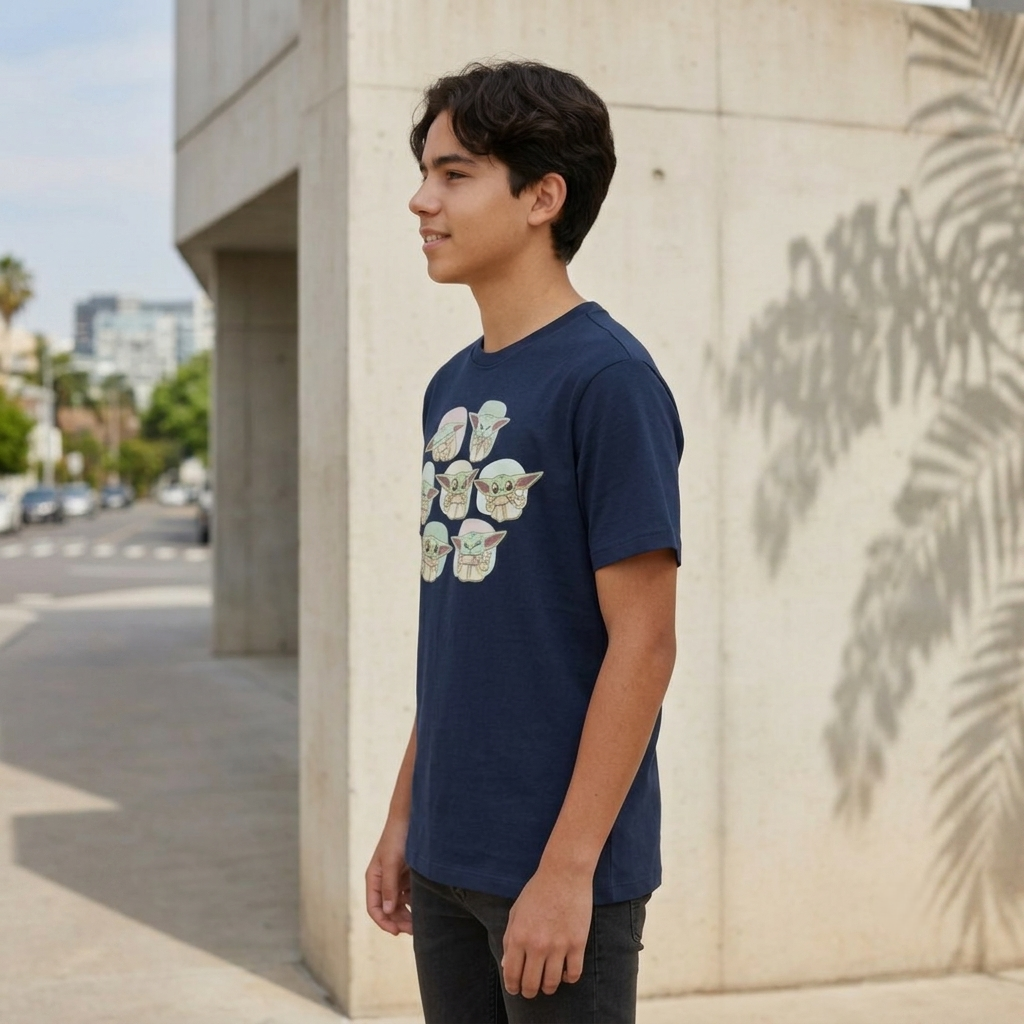 Playera Star Wars Mandalorian Adolescentes Fit Regular - Image 4