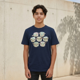 Playera Star Wars Mandalorian Adolescentes Fit Regular