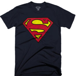 Playera oficial Superman azul marino