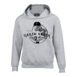 Sudadera gris jaspe de Darth Vader para caballero