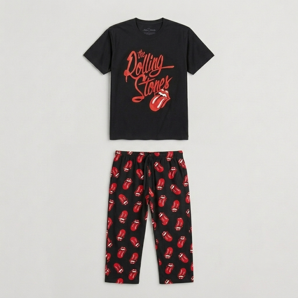 Pijama Hombre The Rolling Stones Conjunto Playera Y Pantalón - Image 2