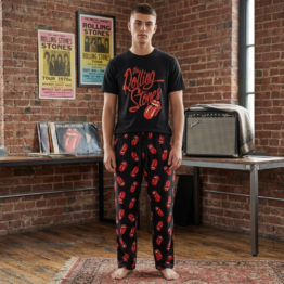 Pijama Hombre The Rolling Stones Conjunto Playera Y Pantalón